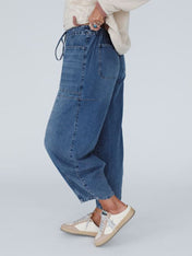 Wendy Women's Jeans | Wide Leg Design with Drawstring Waist