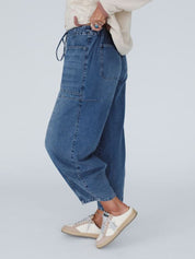 Wendy Women's Jeans | Wide Leg Design with Drawstring Waist