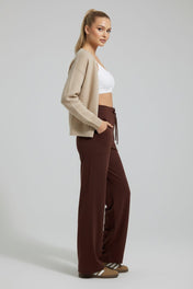 Wendy Women's Wide-Leg Lounge Pants | High-Waisted Straight-Leg Design