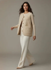 Willa Women's Vest | Soft Touch Button Front Design