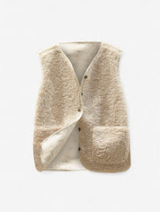 Willa Women's Vest | Soft Touch Button Front Design