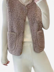 Willa Women's Vest | Soft Touch Button Front Design