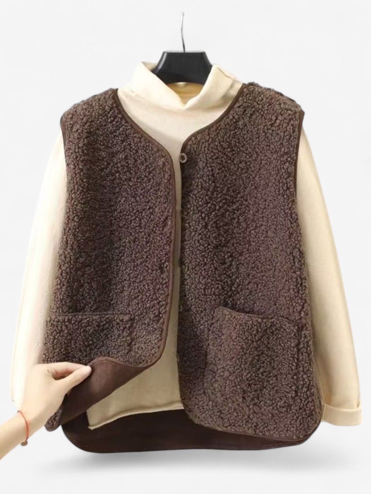 Willa Women's Vest | Soft Touch Button Front Design