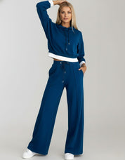 Zara Women's Lounge Set | Modern Hoodie and Wide-Leg Trousers