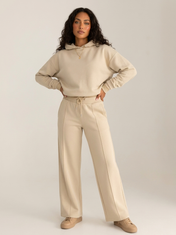 Zara Women's Lounge Set | Modern Hoodie and Wide-Leg Trousers