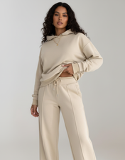 Zara Women's Lounge Set | Modern Hoodie and Wide-Leg Trousers