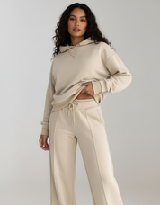 Zara Women's Lounge Set | Modern Hoodie and Wide-Leg Trousers