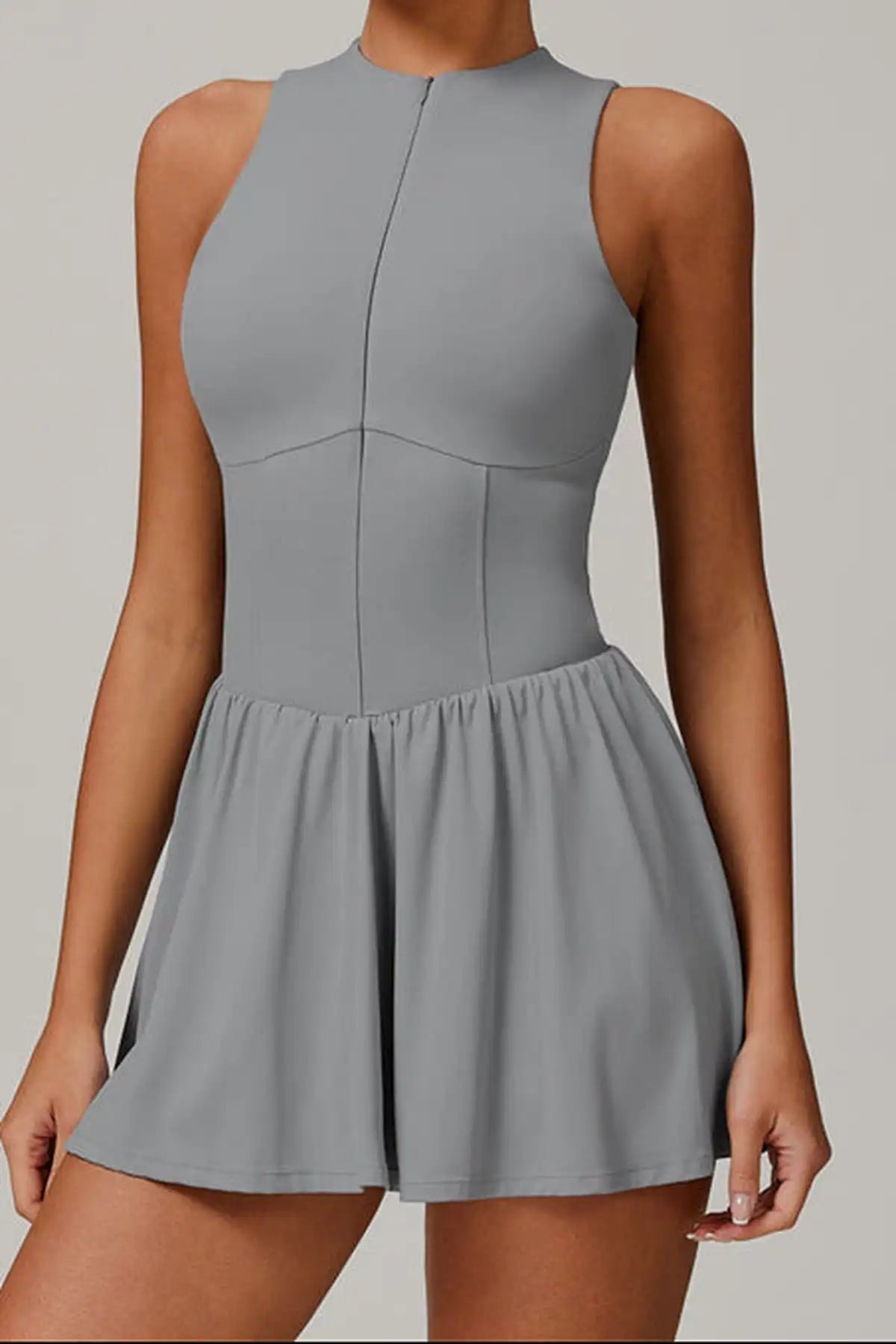 Samantha Women's Active Dress | A-Line Design with Built-In Shorts