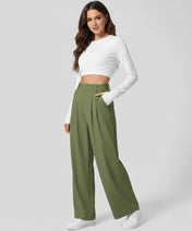 Sabrina Women's Palazzo Pants | High-Waist Wide-Leg Trousers