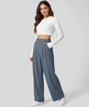 Sabrina Women's Palazzo Pants | High-Waist Wide-Leg Trousers