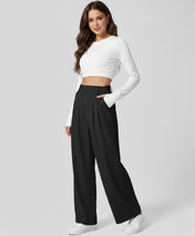 Sabrina Women's Palazzo Pants | High-Waist Wide-Leg Trousers